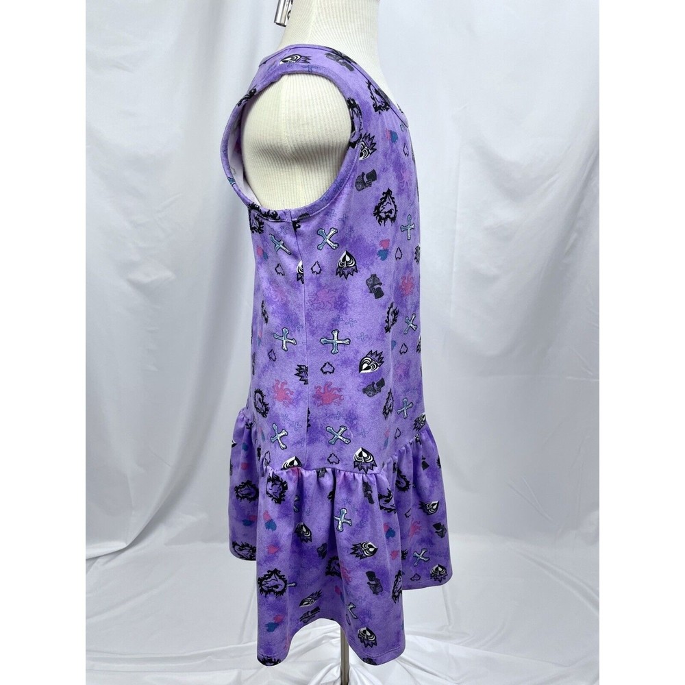 Descendants 3 D3 Girl SMALL 6-6x Purple Sleeveless Dress Evie Mal Uma‎ - Picture 4 of 5